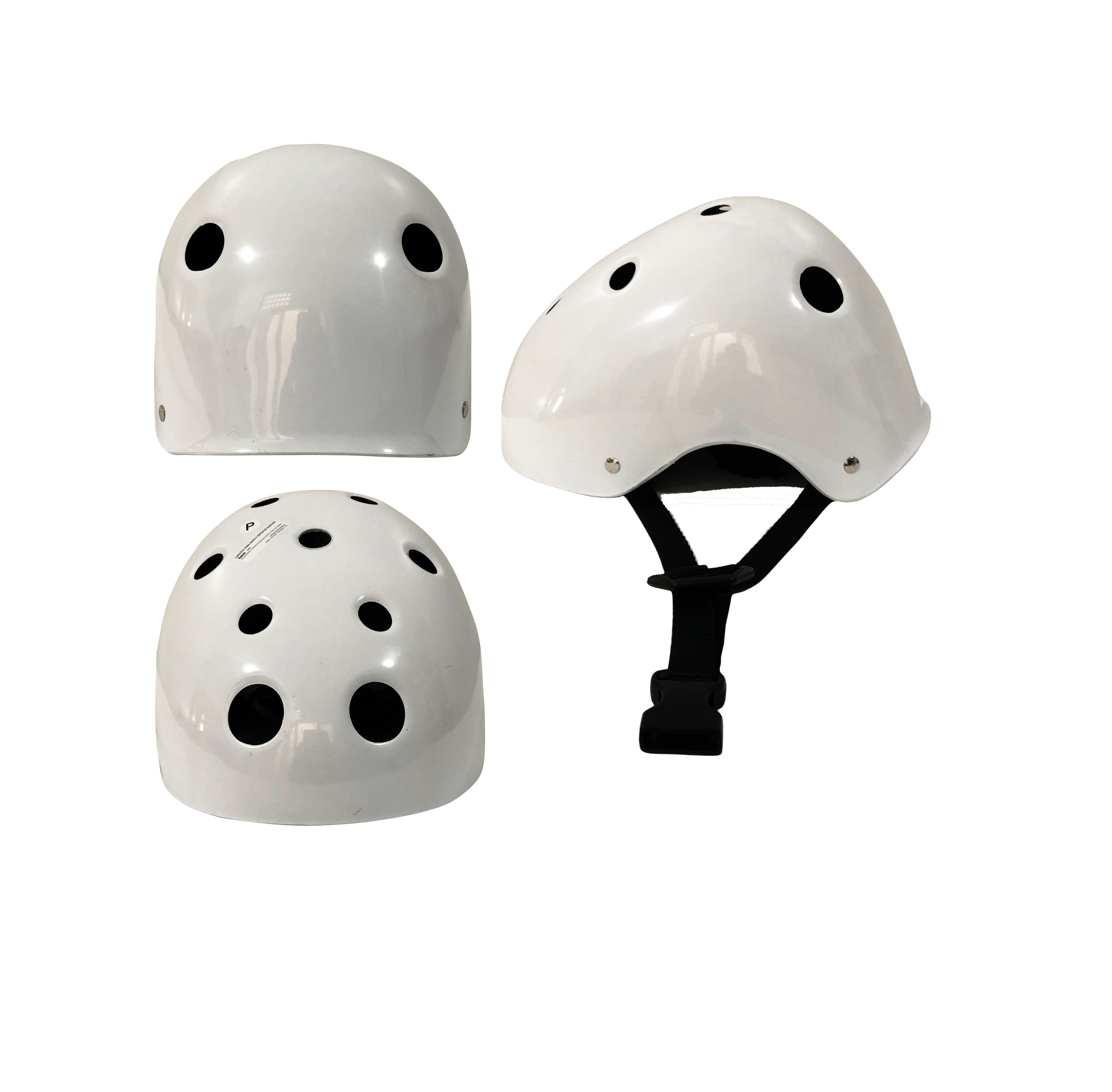 Capacete de skate e patins – cor branca