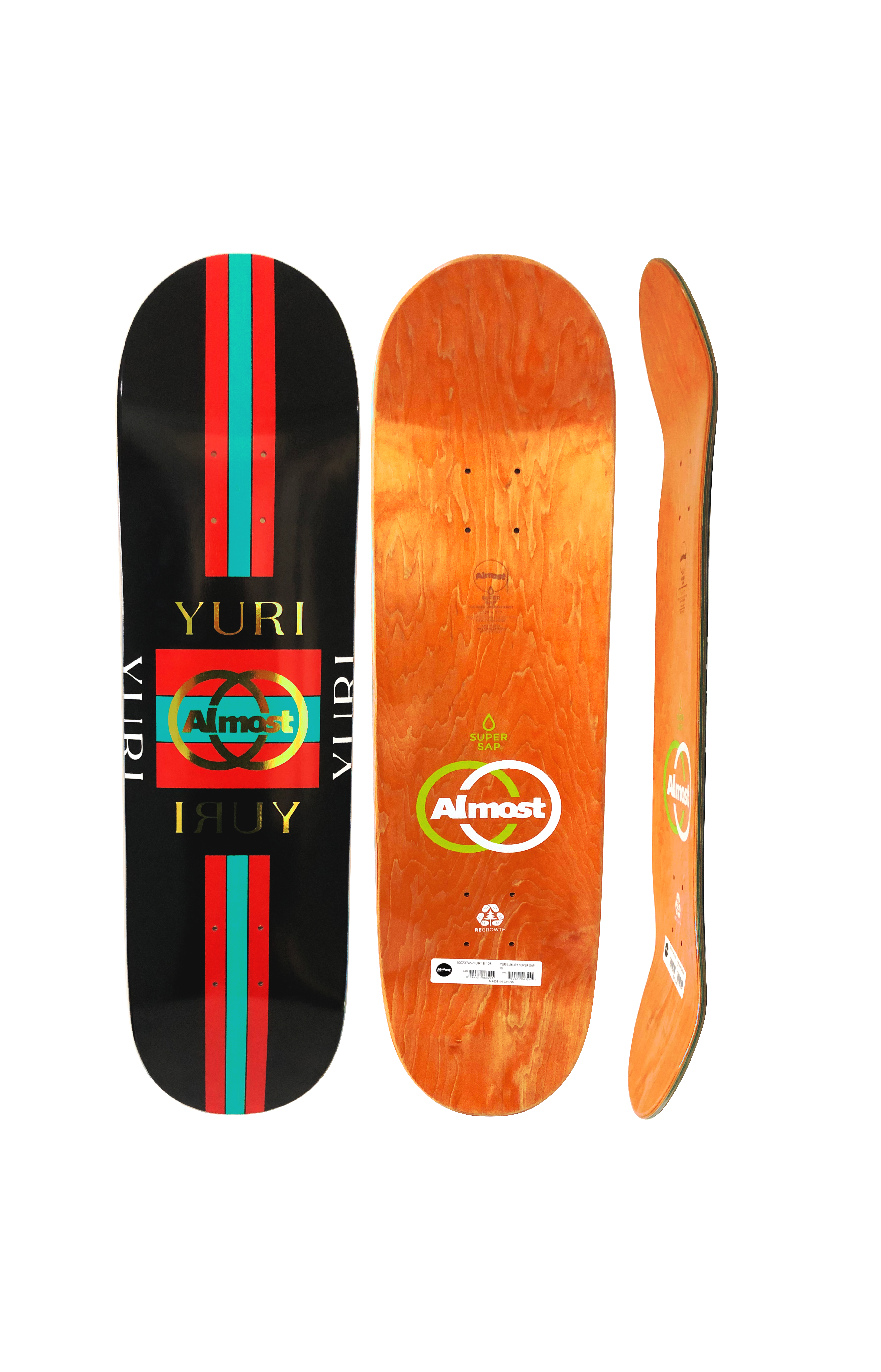 Shape Almost Skateboard Yuri Luxury Foil Super Sap 8.12