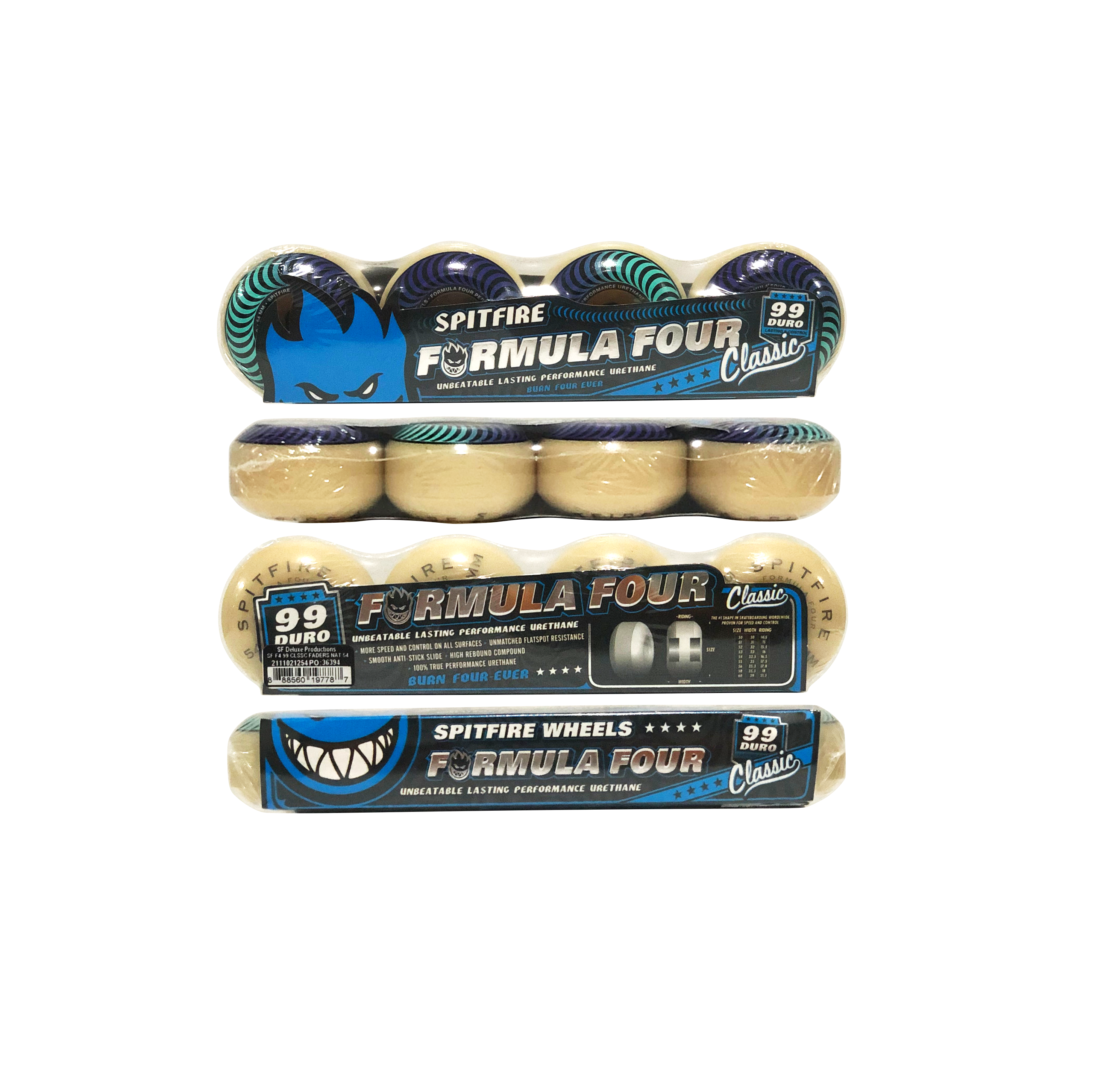 Roda Spitfire Formula Four Classic Faders 99duro 54mm