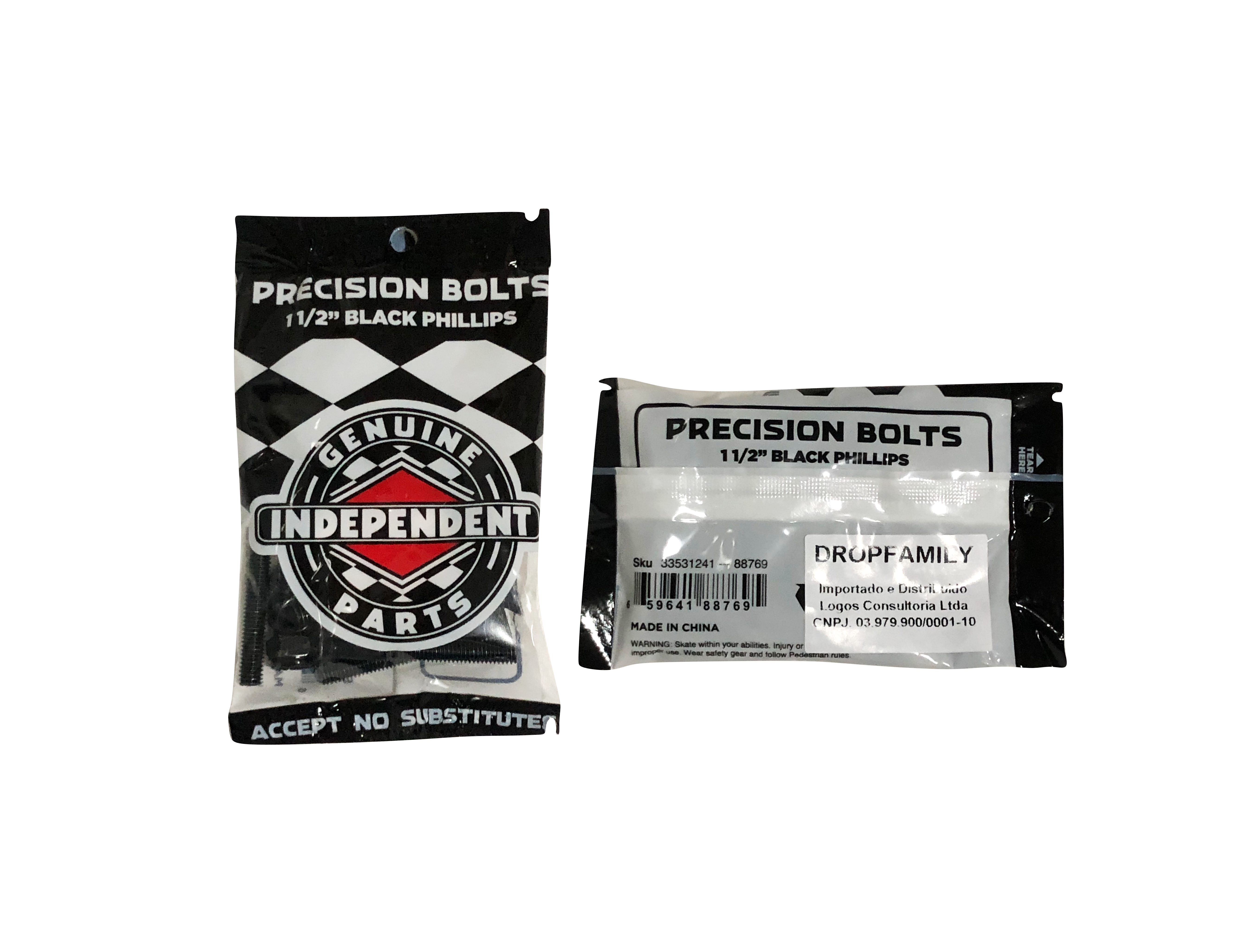 Parafuso de base Independent Phillips Preto 1.50