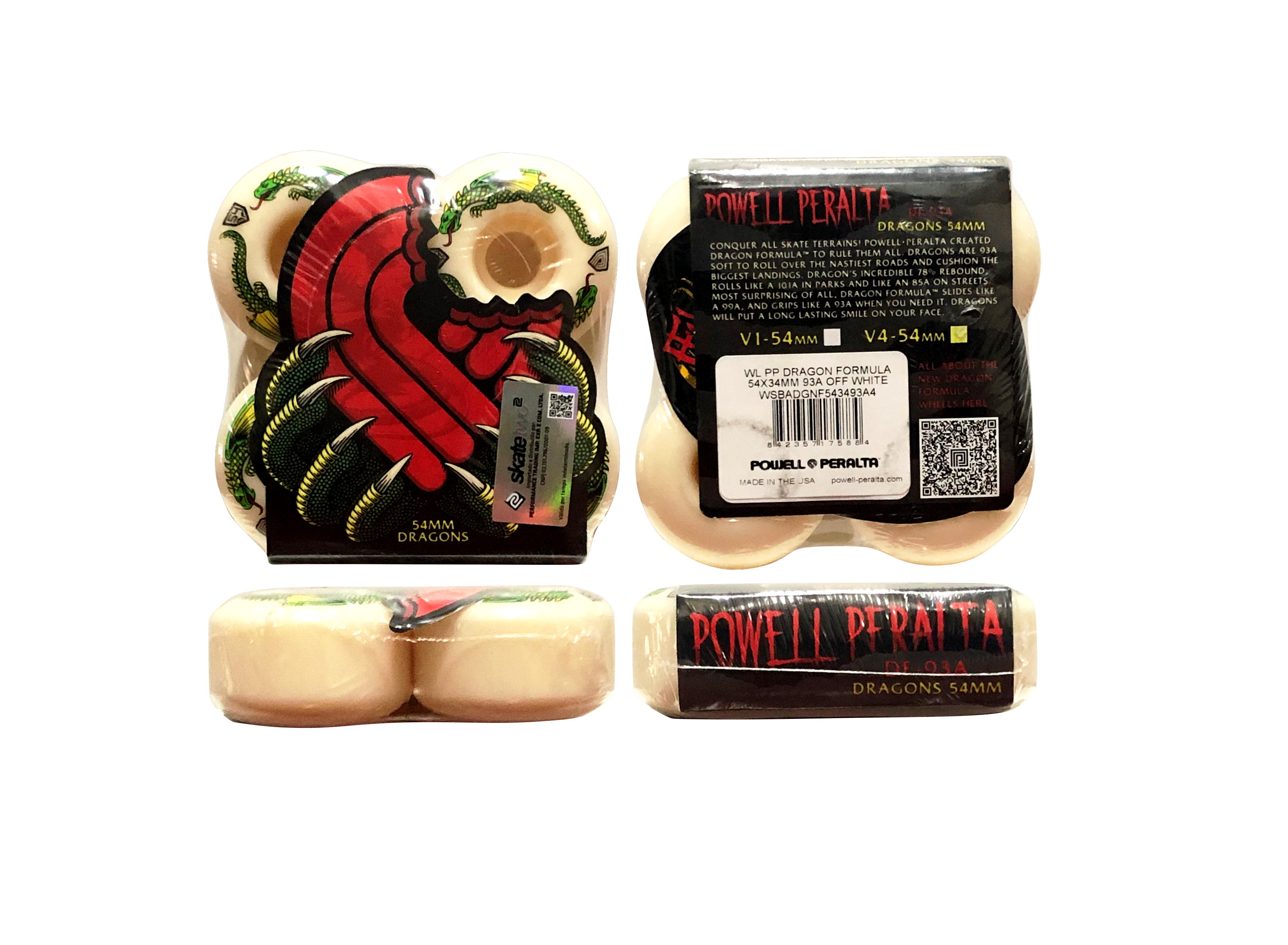 Roda Powell Peralta Dragon Formula 54mm x 34mm 93A