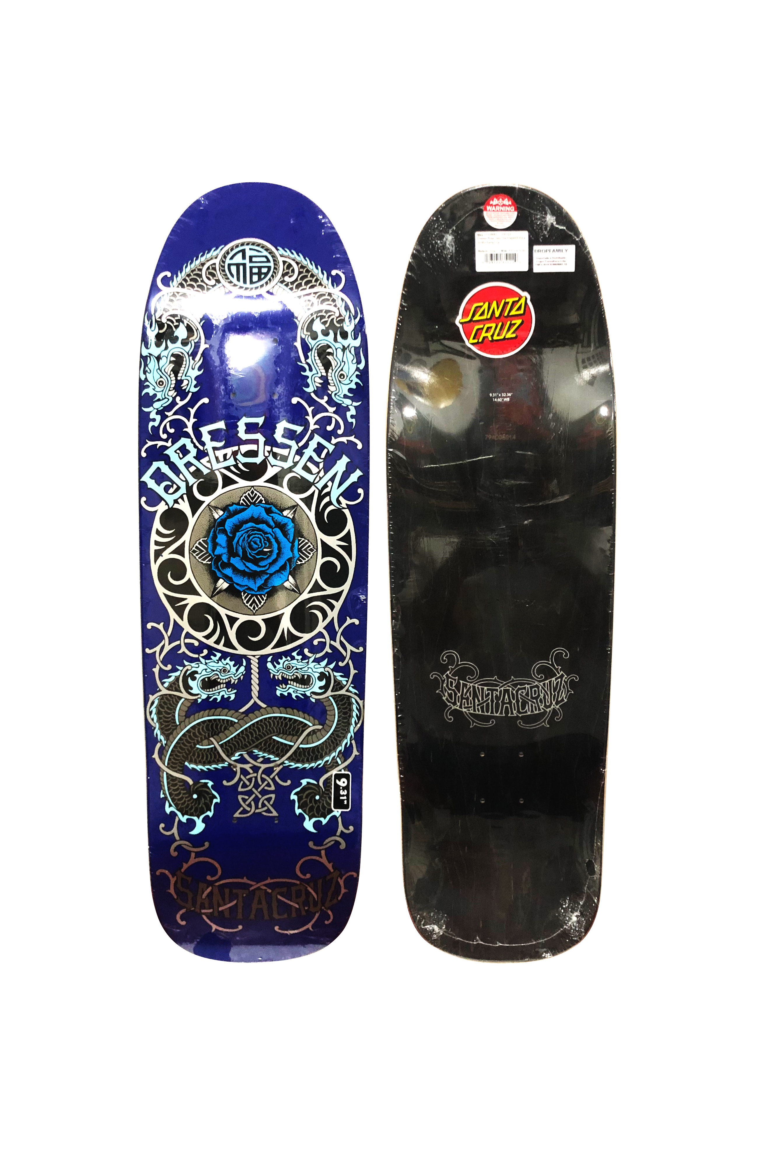 Shape Santa Cruz Dressen Rose Crew One Shaped 9.31 – Virtua Skate Shop