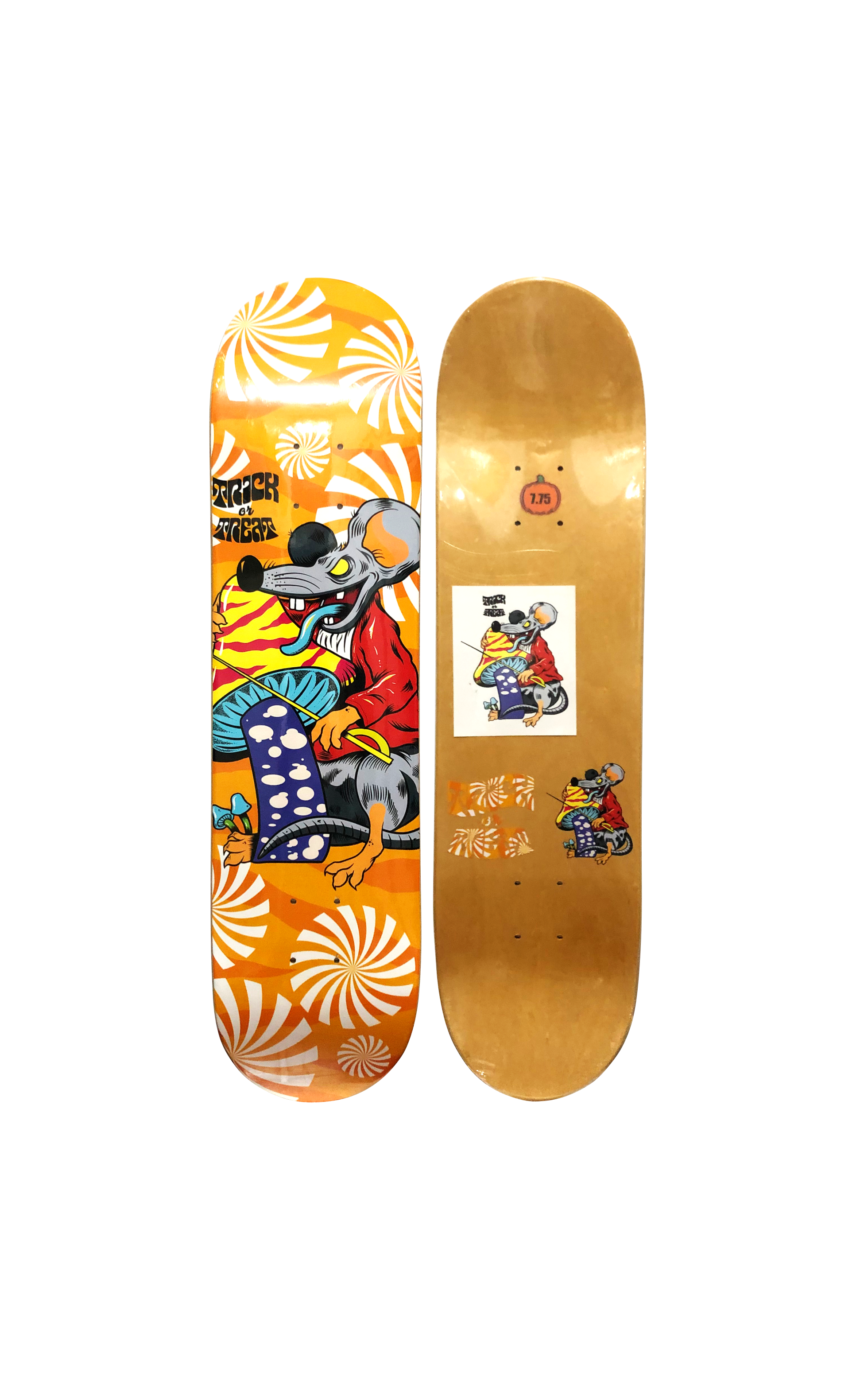 Skate Montado Infantil Trick or Treat Rato