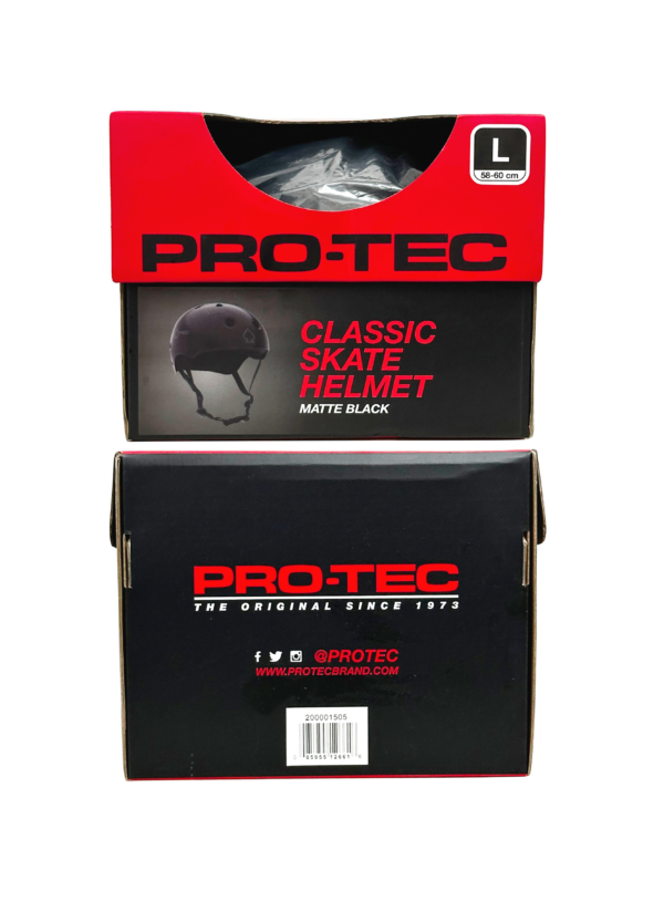 Capacete PRO-TEC Classic Matte Black G - Image 4